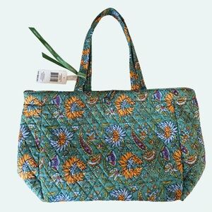 Vera Bradley Small Hathaway Tote Gemstone Paisley 50308-20256 - 2 Available